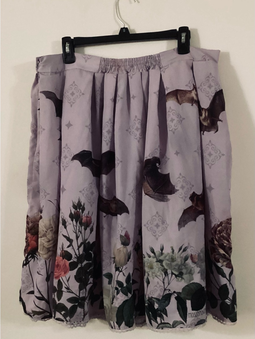 Mossbadger Chiropteran Garden/Bat Skirt - Short - Lavender - Size 16 - Rare - Picture 6 of 10